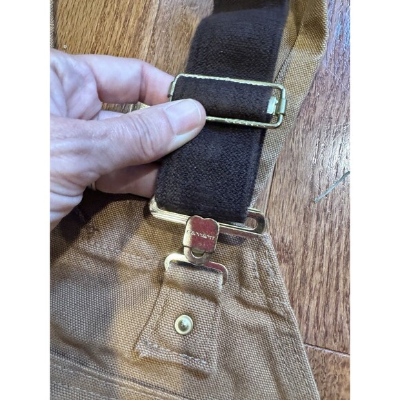 Carhartt Insulated Bibs Overalls Men’s Size 44x30 R41-BRN Good Working Condition - Picture 4 of 6